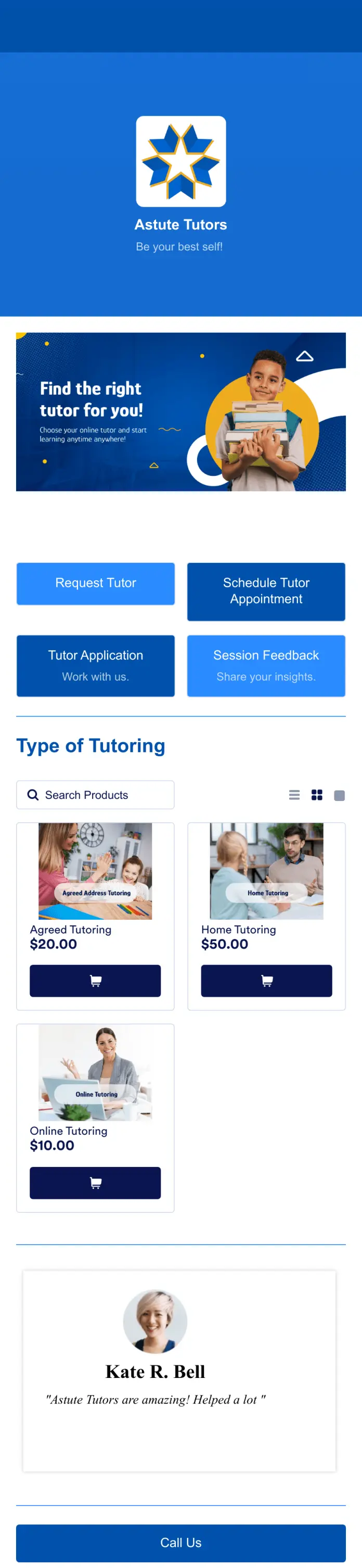 Tutoring App