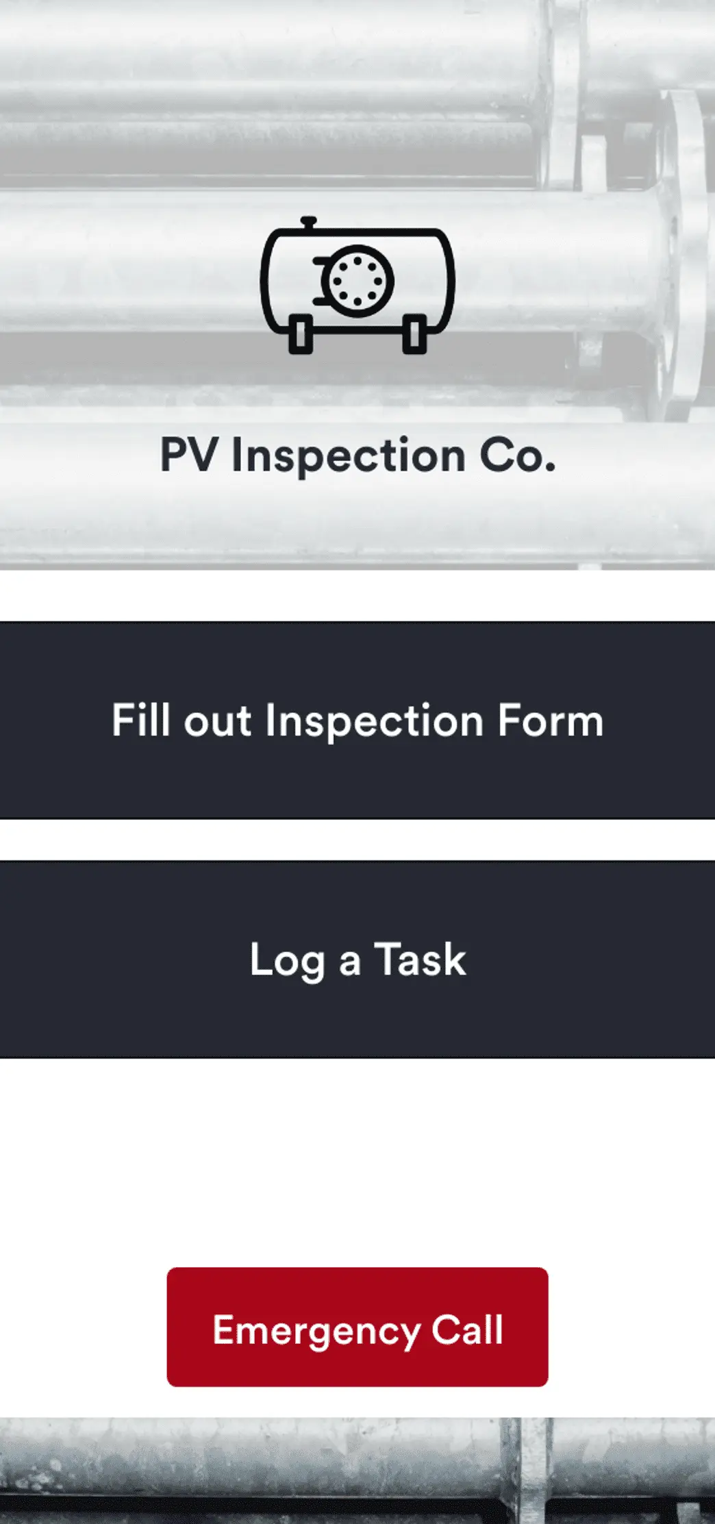 Unfired Pressure Vessel Inspection App