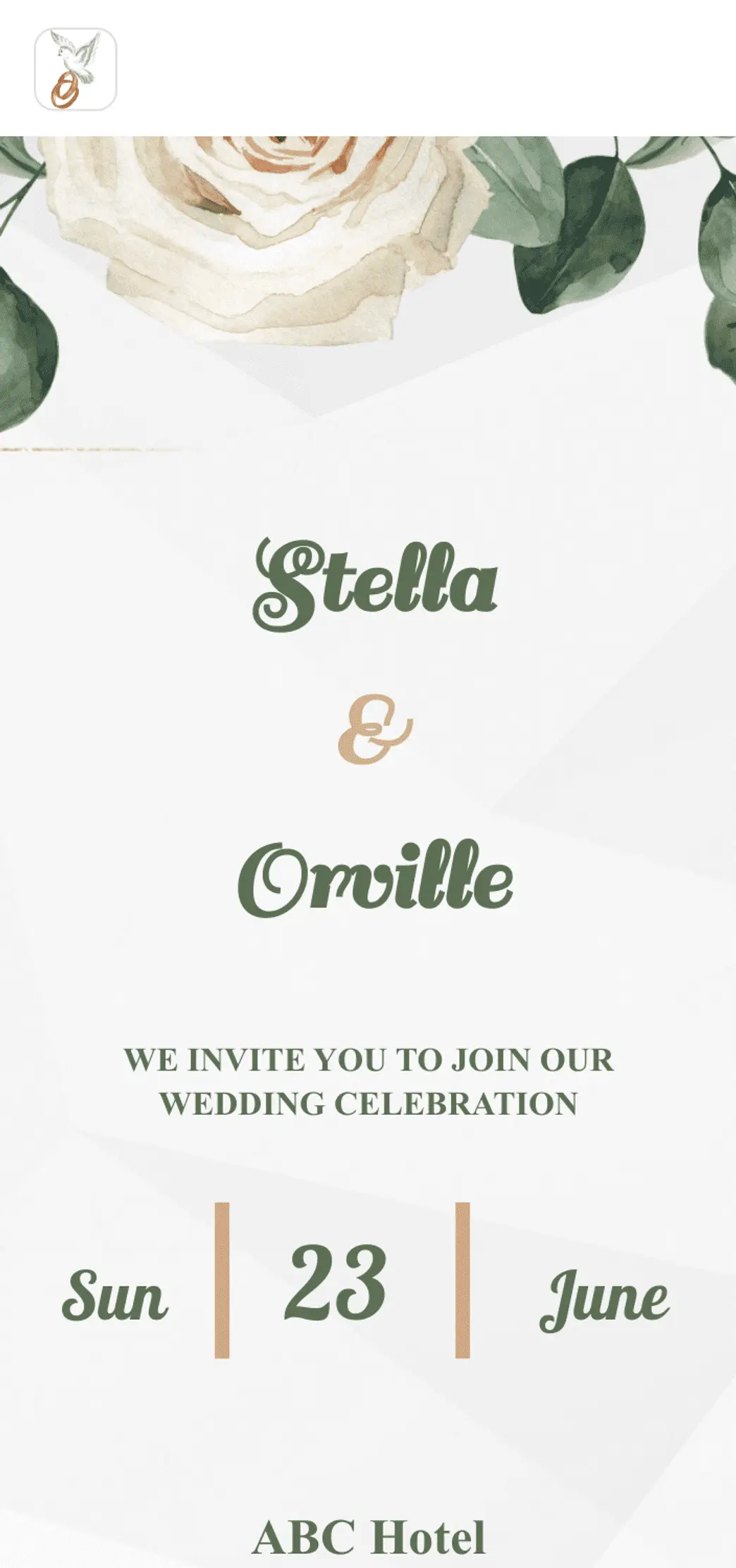 Wedding Invitation App