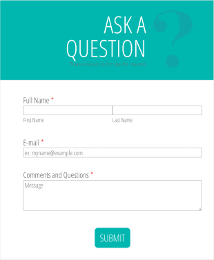 Ask A Question Template Form Template