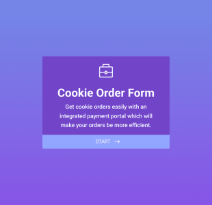 Cookie Order Form Template