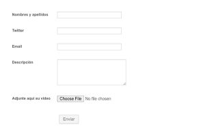 Envio Videos Form Template