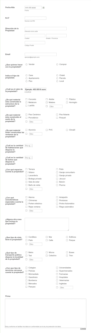 Formulario De Registro De Clientes Form Template
