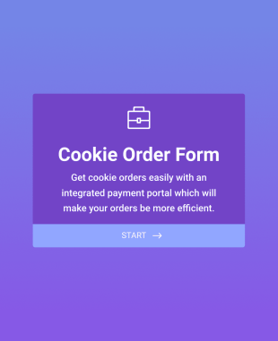Online Cookie Order Form WorldPayUS Payment Form Template