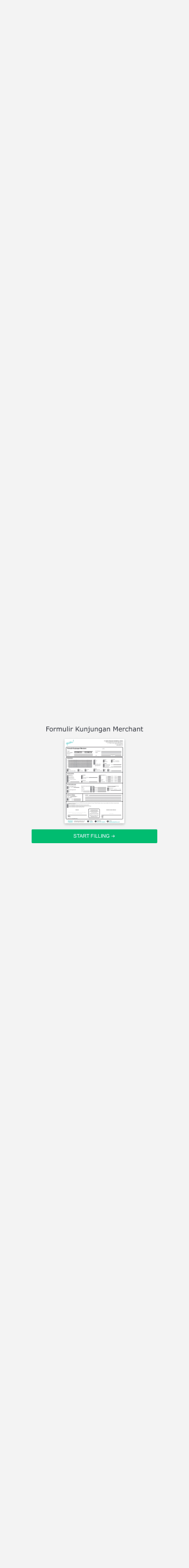 Form Kunjungan Merchant Form Template