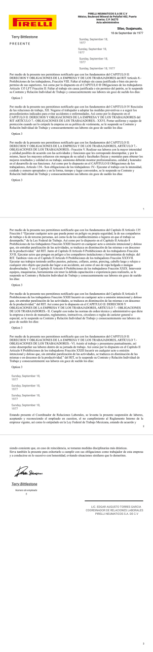 Acta Administrativa - PDF Templates