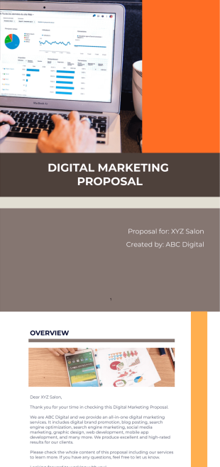 Digital Marketing Proposal - PDF Templates