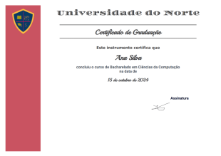 Modelo de Diploma de Graduação Gratuito - PDF Templates